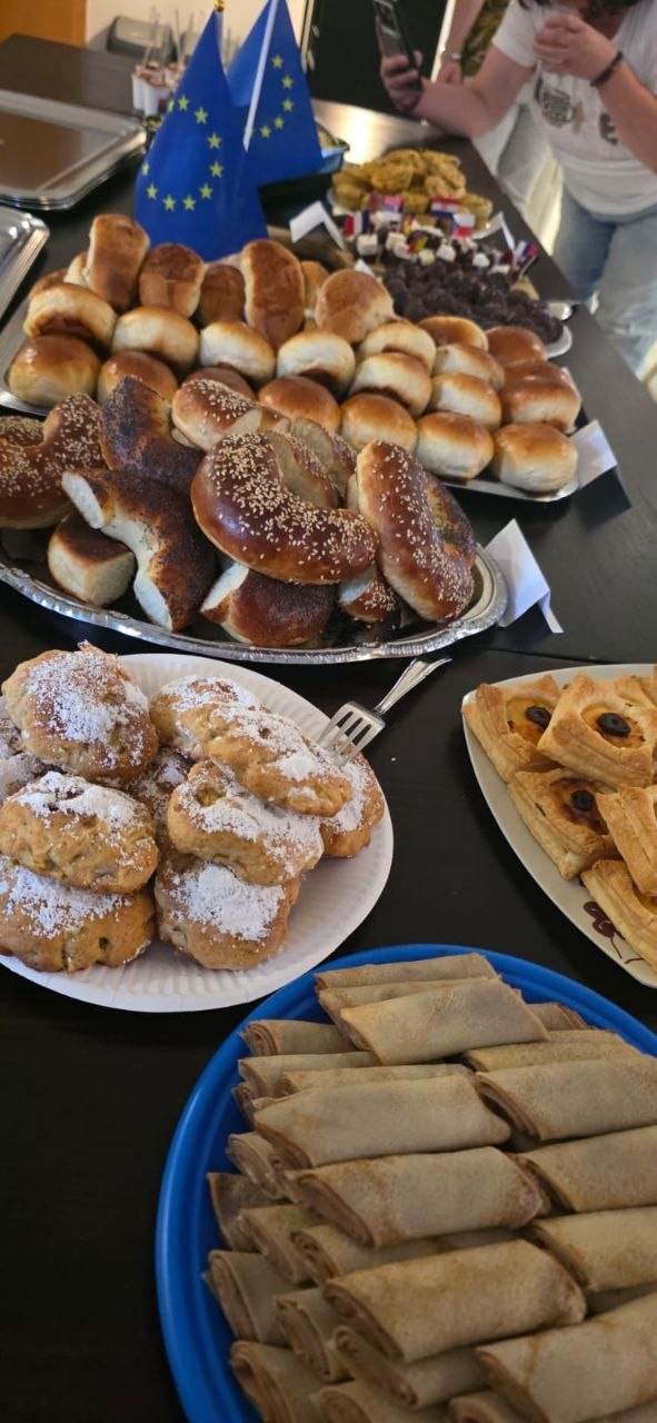 Ukrainisches Gebäck und Spezialitäten am Stand